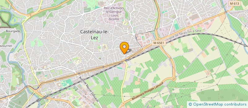 localisation de l'entreprise SCP LA GARRIGUE à CASTELNAU-LE-LEZ