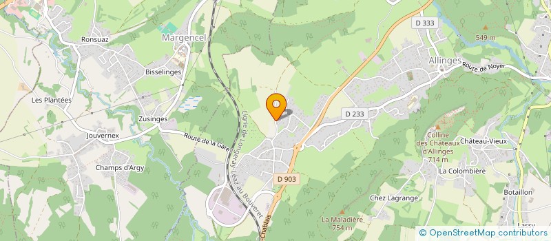 localisation de l'entreprise SCP LA GRENOUILLERE  FEGREAC