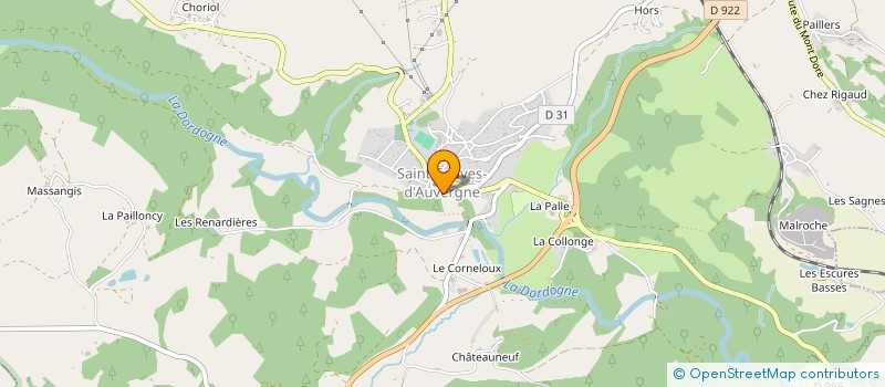 localisation de l'entreprise SCP  LA RESIDENCE DE NICE-  SAINT-SAUVES-D AUVERGNE