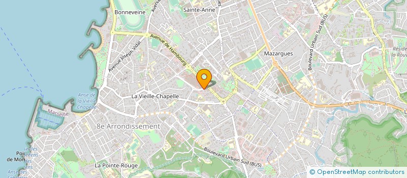 localisation de l'entreprise SCP LA TOURNERIE DU ROUCAS à MARSEILLE