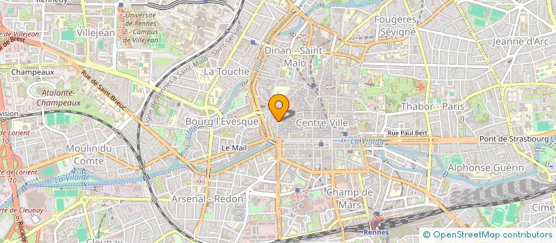 localisation de l'entreprise SCP LAB ANALYSES BIOL MEDIC EVELOY GUYOT à RENNES