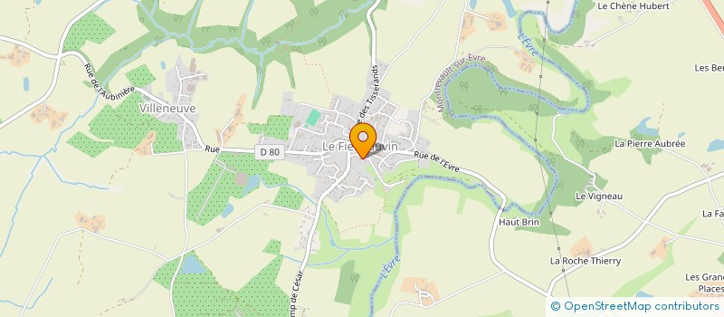 localisation de l'entreprise SCP LABORATOIRE D ANALYSES PERCHERON à BEAUPREAU-EN-MAUGES