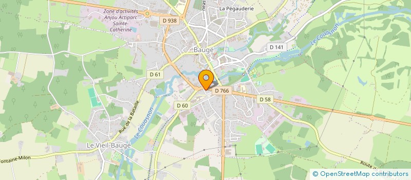 localisation de l'entreprise SCP LABORATOIRE SALVETAT DEGUIGNE à BAUGE-EN-ANJOU