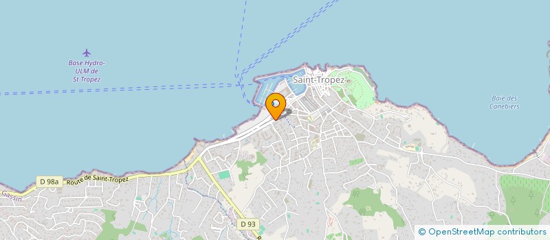 localisation de l'entreprise SCP LABORDE ET JOUSSELME à SAINT-TROPEZ