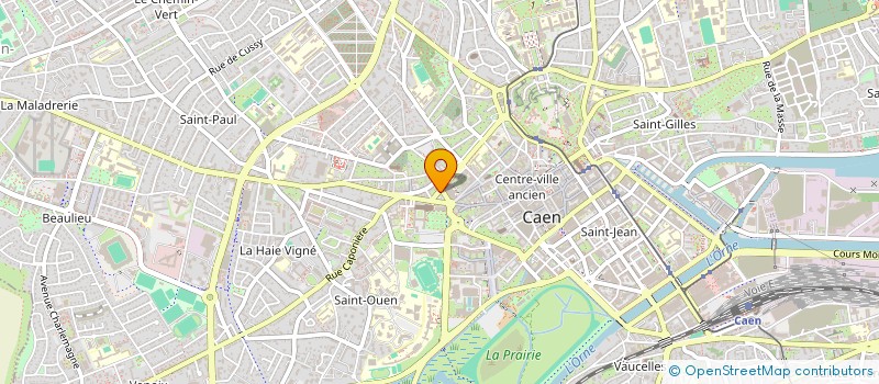 localisation de l'entreprise SCP LABRUSSE FROMENT à CAEN