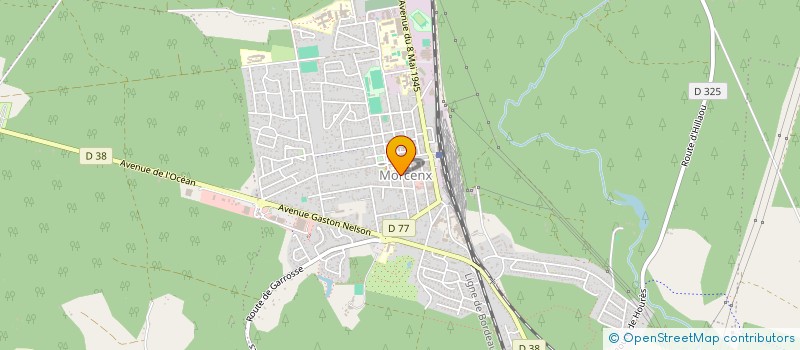 localisation de l'entreprise SCP LACASTE MARIE ET LEMAIRE MICHEL à MORCENX-LA-NOUVELLE