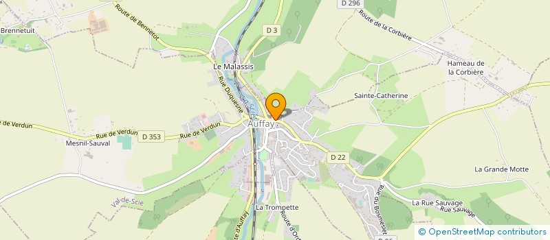 localisation de l'entreprise SCP LCTB à QUEVILLON