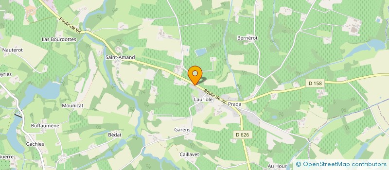 localisation de l'entreprise SCP LE BIHAN AMBAL  EAUZE