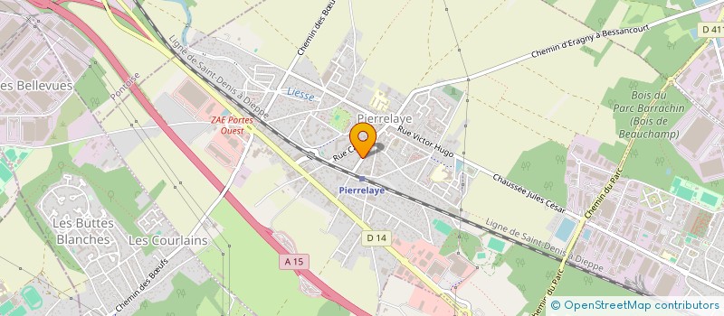 localisation de l'entreprise SCP LE CLOS DU VERGER  PIERRELAYE