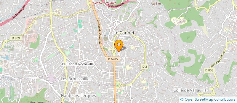 localisation de l'entreprise SCP LE JONQUIER à LE CANNET