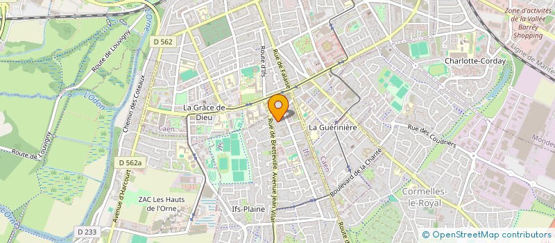 localisation de l'entreprise SCP LE MANOIR  IFS