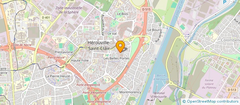 localisation de l'entreprise SCP LE PETIT CHEVERNY  HEROUVILLE SAINT CLAIR