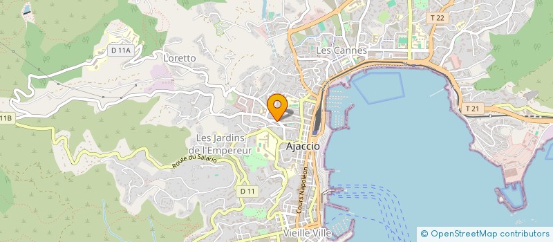 localisation de l'entreprise SCP LEANDRI-RUEL-CRESCENZI-BARTOLI SOCIETE CIVILE PROFESSIONNELLE D'INFIRMIERS à AJACCIO