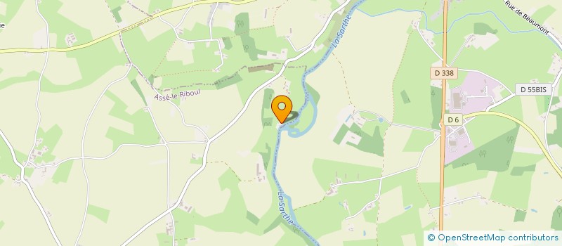 localisation de l'entreprise SCP LEBALLEUR  ASSE LE RIBOUL