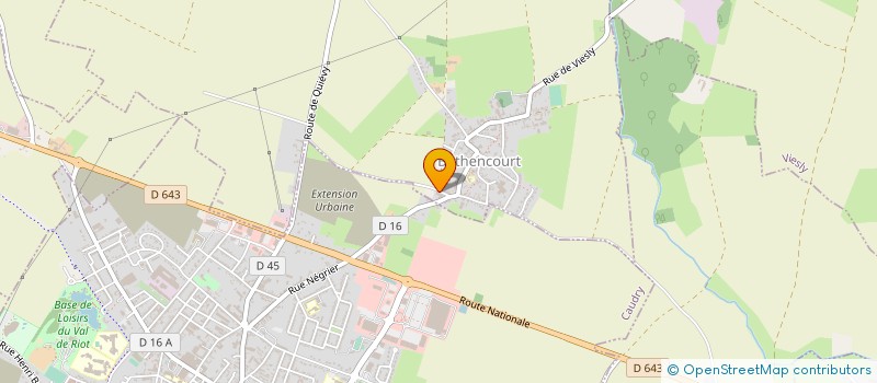 localisation de l'entreprise SCP LECOMPTE LEDIEU à CAUDRY