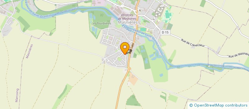 localisation de l'entreprise SCP LEGRAND-RINGOT-MONTEIRO  MASNIERES