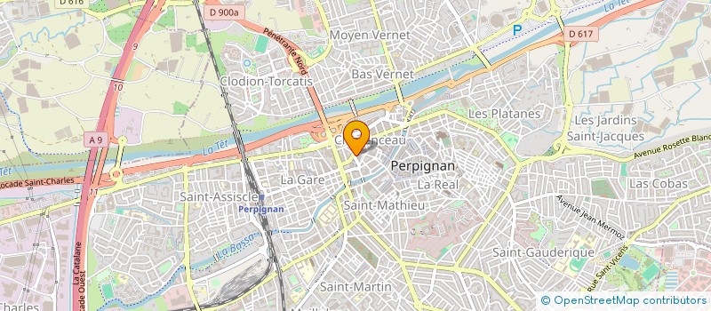localisation de l'entreprise SCP LEISER JEAN-CLAUDE  PERPIGNAN