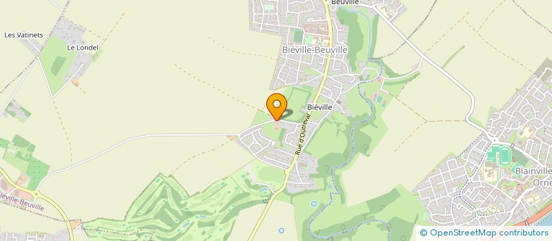 localisation de l'entreprise SCP LEPELTIER  BIEVILLE-BEUVILLE