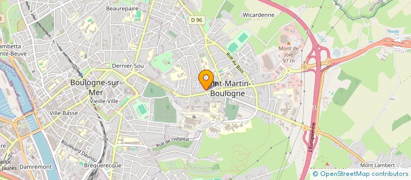 localisation de l'entreprise SCP LEROY SEVERIN  SAINT-MARTIN-BOULOGNE