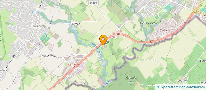 localisation de l'entreprise SCP LES LUPINS  THOIRY