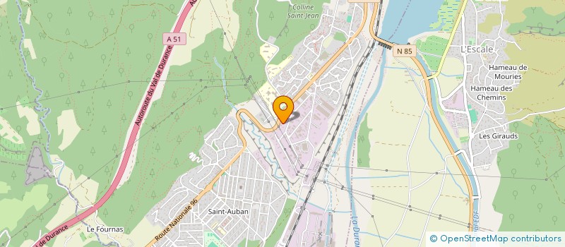 localisation de l'entreprise SCP LES MAGNOLIAS  CHATEAU-ARNOUX-SAINT-AUBAN