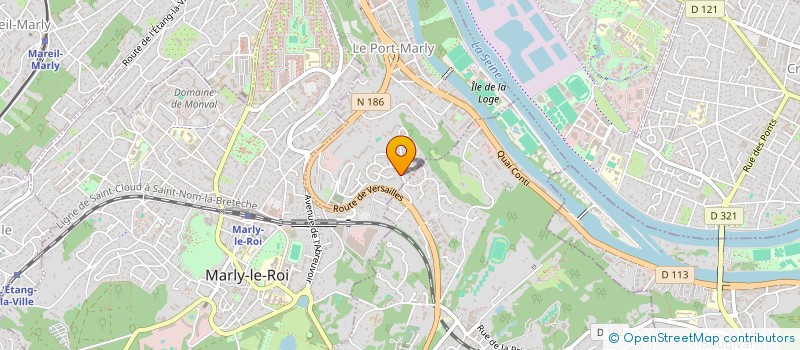 localisation de l'entreprise SCP LES MESANGES  LE PORT-MARLY