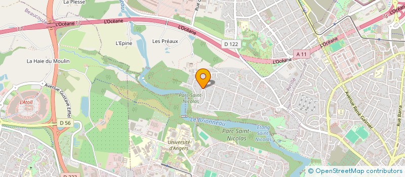 localisation de l'entreprise SCP LIGNON-KULIK à AVRILLE