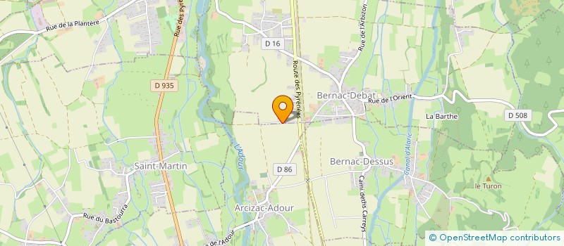 localisation de l'entreprise SCP LILY  BERNAC-DEBAT