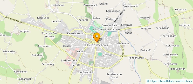 localisation de l'entreprise SCP LOUIS CARAES NOTAIRE ASSOCIE à PLOUDALMEZEAU