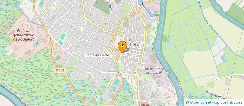 localisation de l'entreprise SCP MAGALIE ROUGIER MARION VIENNOIS  ROCHEFORT