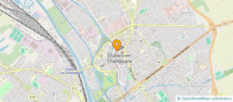 localisation de l'entreprise SCP MALAGIES HENRY à CHALONS-EN-CHAMPAGNE