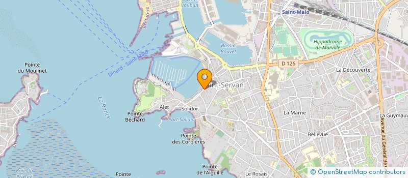 localisation de l'entreprise SCP MARC WILLIAMSON à SAINT-MALO