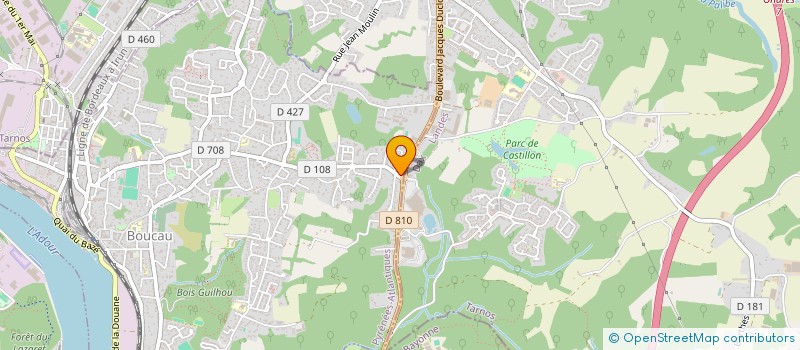 localisation de l'entreprise SCP MARIBEL à BOUCAU