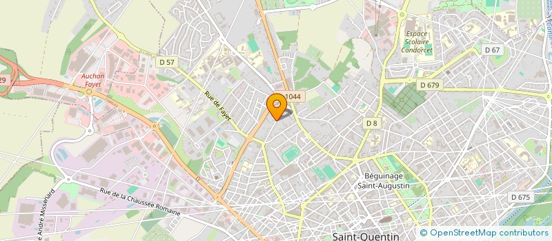 localisation de l'entreprise SCP MARIE LAURE VIEL à SAINT-QUENTIN