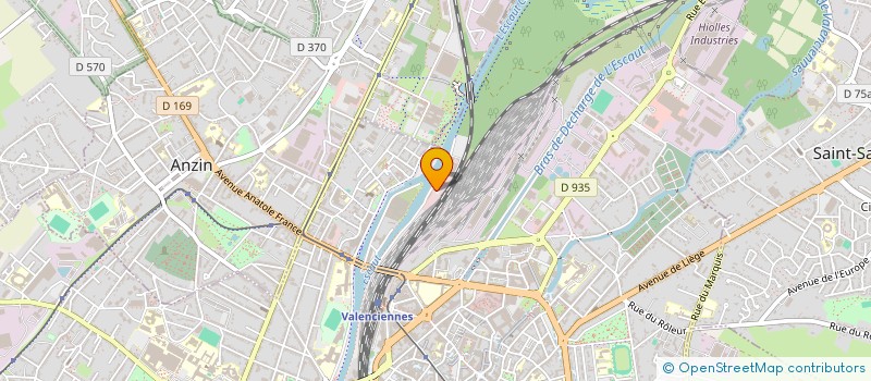 localisation de l'entreprise SCP MARTINE TRUSSANT ET STEPHANE DOMINGUEZ à VALENCIENNES