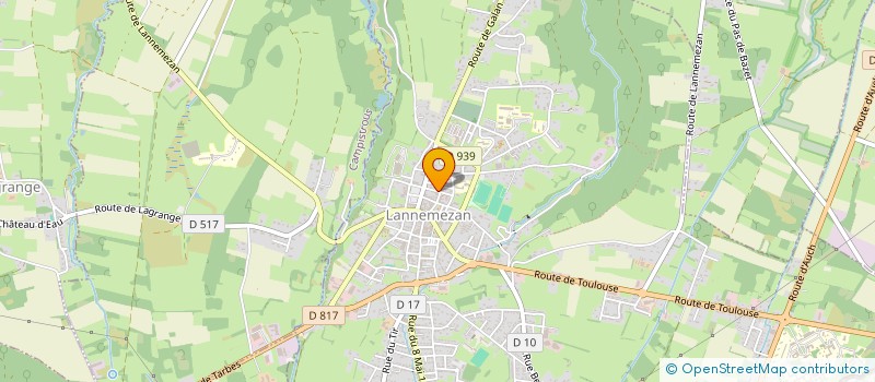 localisation de l'entreprise SCP MARYSE DUPONT EXPERT FONCIER ET AGRICOLE à LANNEMEZAN