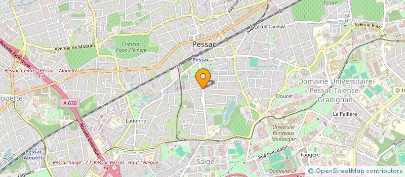 localisation de l'entreprise SCP MATHILDE ET PABLO PAYET  PESSAC