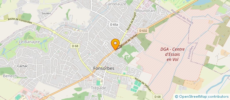 localisation de l'entreprise SCP MATHON BARNEOUD-BERNADI LODDE à FONSORBES