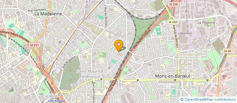 localisation de l'entreprise SCP MATTA à LILLE
