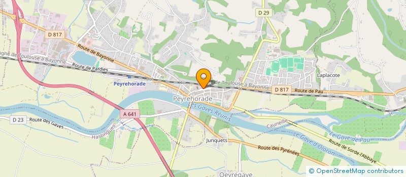 localisation de l'entreprise SCP MAZUYER ET GAUBERT à PEYREHORADE