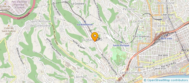 localisation de l'entreprise SCP MAZZELLA DAUMAS à NICE