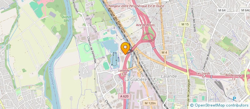localisation de l'entreprise SCP MB  TOULOUSE