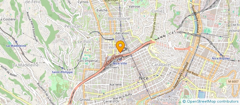 localisation de l'entreprise SCP MELHEM CHANCEREL ATTIA à NICE