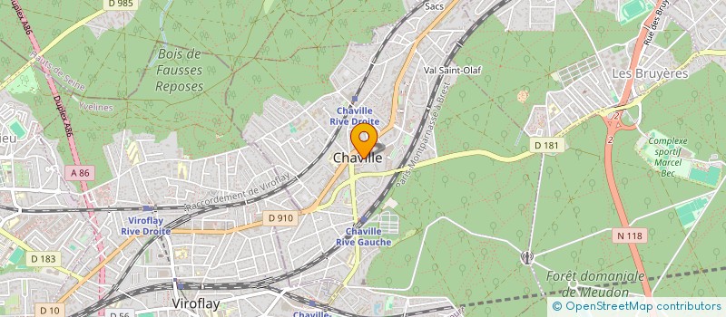 localisation de l'entreprise SCP MER ET ASSOCIES à CHAVILLE