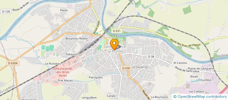 localisation de l'entreprise SCP MICHELE GUIBAUD PIERRE ERMOSILLA  SAINT-SULPICE-LA-POINTE