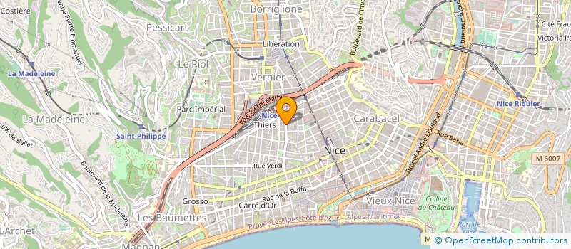 localisation de l'entreprise SCP MIKA à NICE