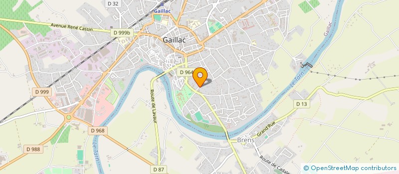 localisation de l'entreprise SCP MILLAU  GAILLAC