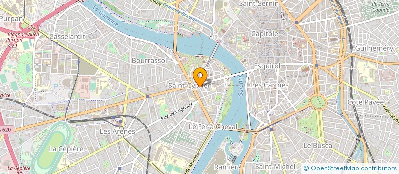 localisation de l'entreprise SCP MILLE FOURNIER à TOULOUSE
