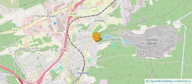 localisation de l'entreprise SCP MIRABELLA à SEPTEMES-LES-VALLONS