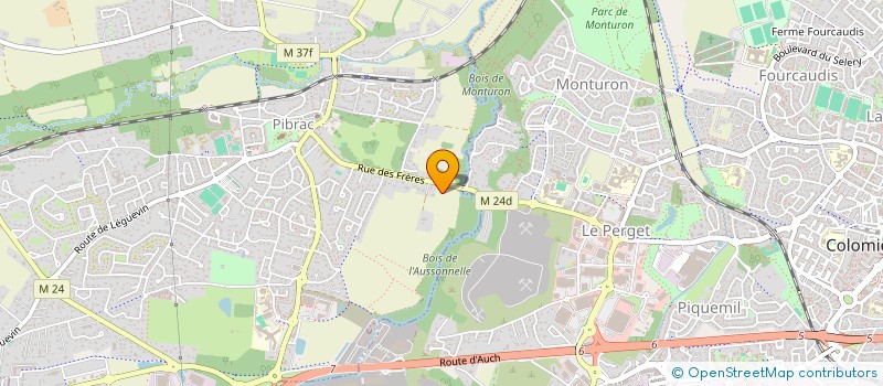 localisation de l'entreprise SCP MONDON BRG  PIBRAC